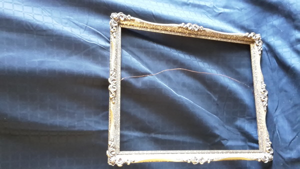 Small gold frame
