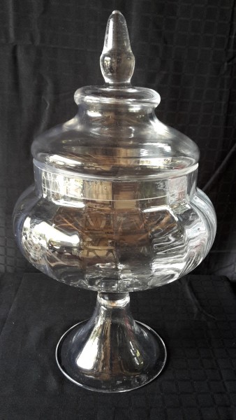Large Glass Sweet Container with Lid